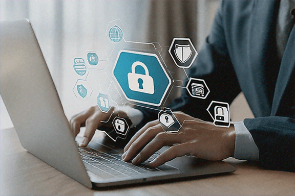 Secure system interface displaying cybersecurity analysis results.